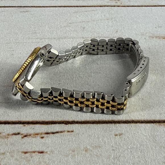 Seiko Ladies Two-Tone Day/Date Quartz Watch 7N83-0041 - Picture 2 of 5